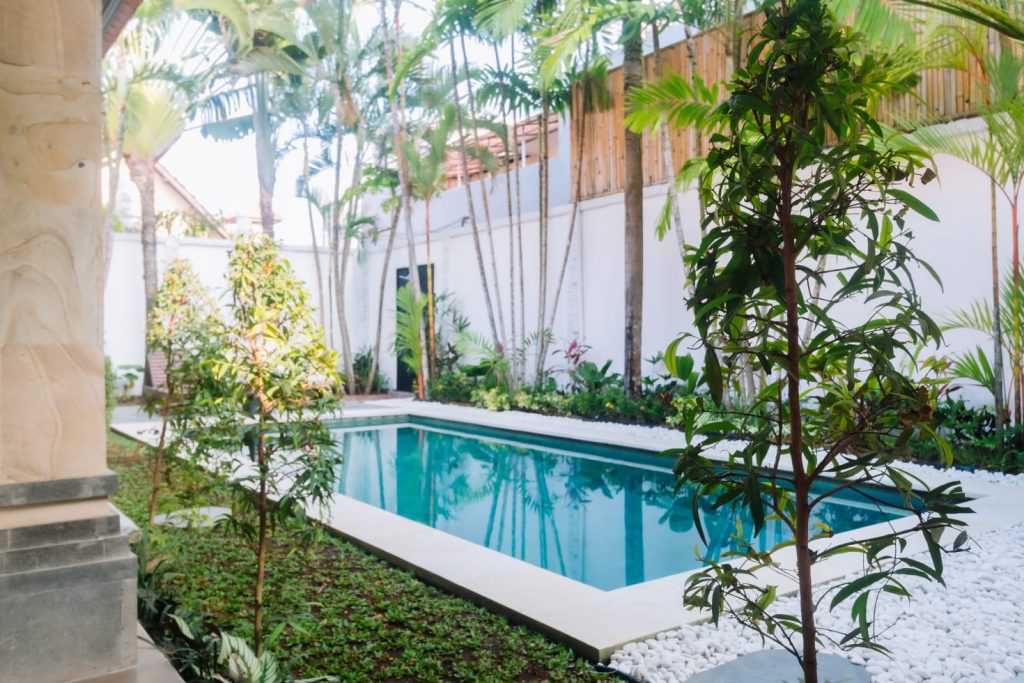 canggu villa with private pool