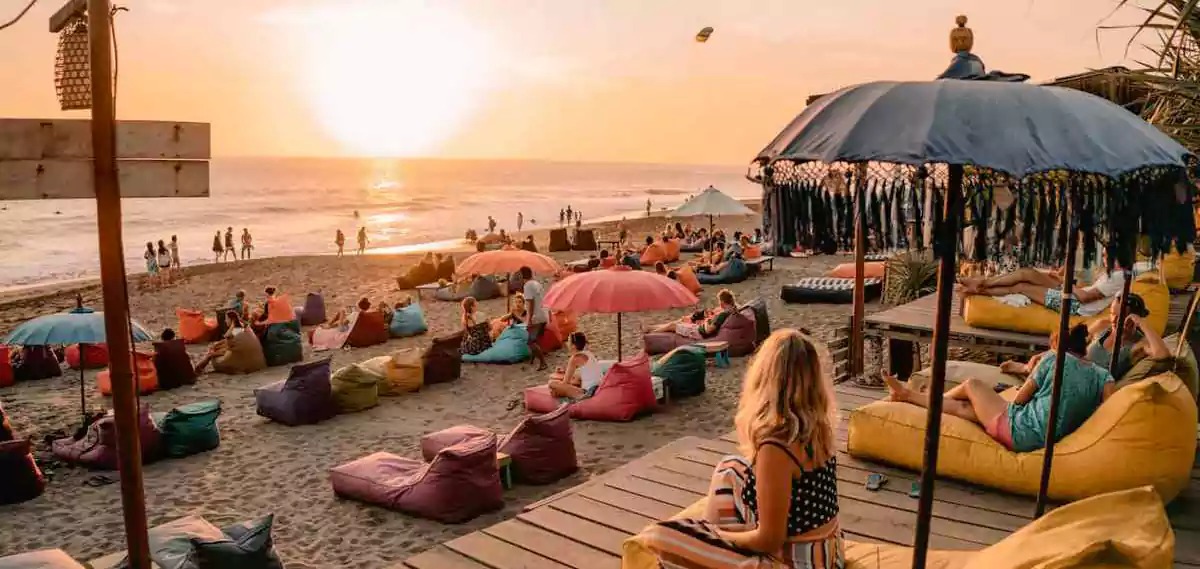 Sunset At Berawa Canggu Beach